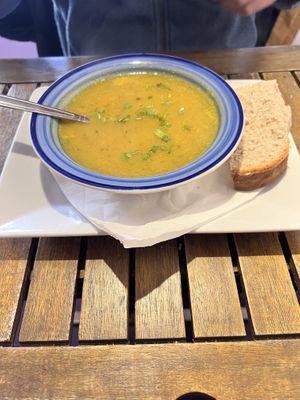 ‘Mixed veggie' soup  at Naturally Fiordland in Te Anau