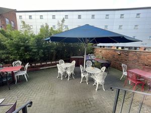 Outside  at The Cosy Club in Leicester