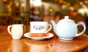 Tea £2..55 (£3 with oat milk!)  at The Cosy Club in Leicester