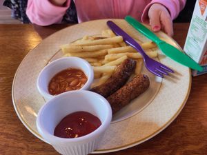 Kids meal at The Cosy Club in Leicester