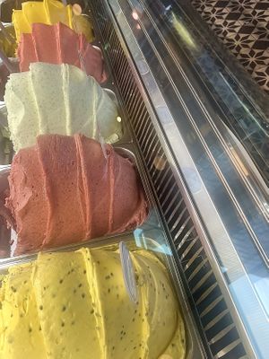 Vegan sorbets  at Anita Gelato in Chippendale