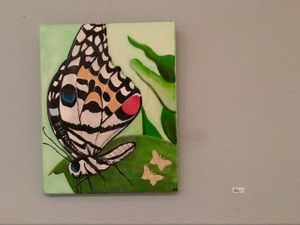 art on the wall at Naturbar in Frankfurt