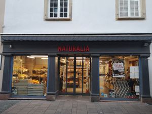 Outside at Naturalia - Victoire in Strasbourg