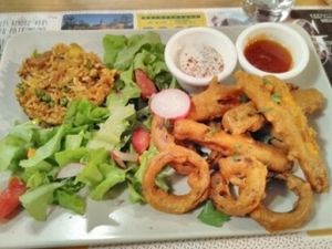 ";Fritto Misto"; at Mezzaluna in Saint-laurent-blangy