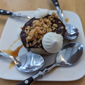 'Cheese 'cake at Mezzaluna in Saint-laurent-blangy