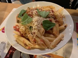 Penne vodka  at Mezzaluna in Saint-laurent-blangy