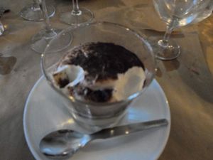 Tiramisu at Mezzaluna in Saint-laurent-blangy