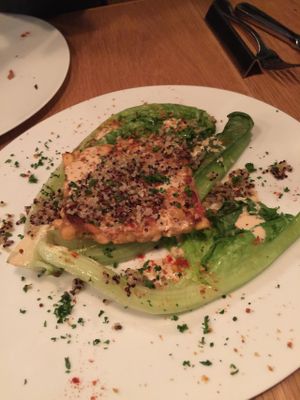 tempeh at 8ablish Cafe in Tokyo