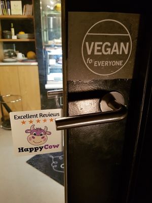 Entrance at 8ablish Cafe in Tokyo