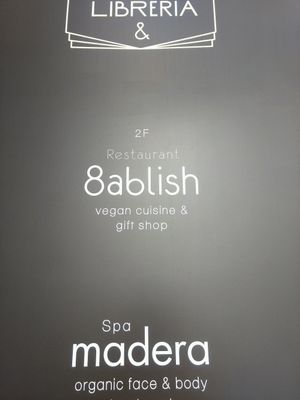 i don't understand their name. at 8ablish Cafe in Tokyo