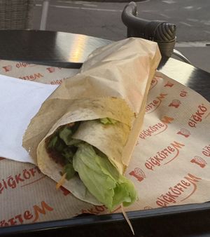 Big wrap  at Cigköftem in Strasbourg