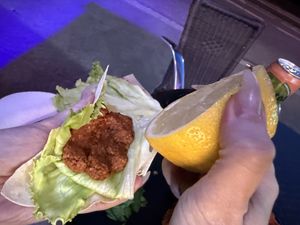 food  at Cigköftem in Strasbourg