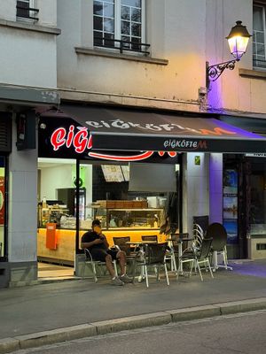 fro t  at Cigköftem in Strasbourg