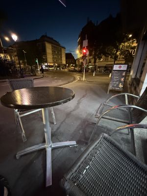 outside  at Cigköftem in Strasbourg