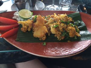 aloo gobi at New India Cuisine in Austin