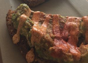 yummy avocado toast! at Choices Cafe in Coral Gables