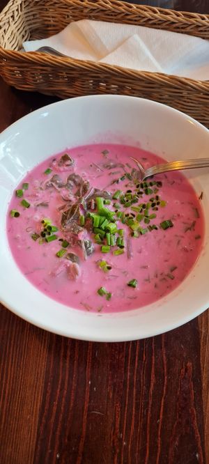 Chłodnik at Restauracja Ciasna in Torun