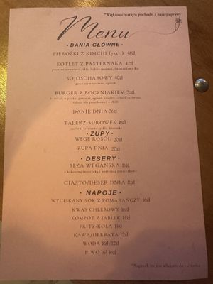   at Restauracja Ciasna in Torun