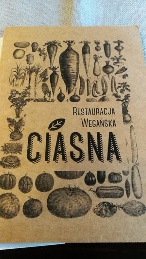Menu at Restauracja Ciasna in Torun