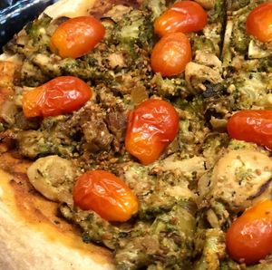 Pizzas at Vaca Louca Cafe in Maringa