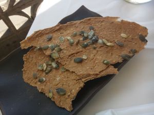 Crackers deshidratados de trigo sarraceno at Casa Chema in Oviedo