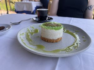 Vegan kiwi cheesecake   at Casa Chema in Oviedo