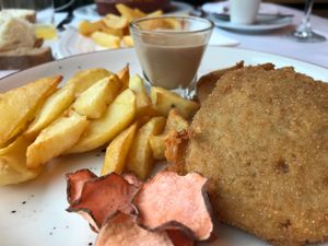 Cachopines de seitan at Casa Chema in Oviedo