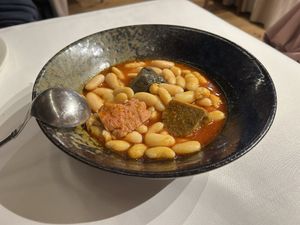 Fabada vegana   at Casa Chema in Oviedo