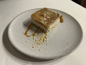 Tarta cremosa de avellana   at Casa Chema in Oviedo