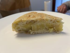 Tortilla de patata vegana   at Casa Chema in Oviedo