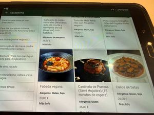 Menú  at Casa Chema in Oviedo