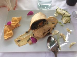 Burrito vegano at Casa Chema in Oviedo