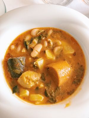 Pote asturiano vegano at Casa Chema in Oviedo