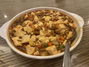 Mapo bean curd   at Kuan Yin Vegetarian in Petaling Jaya