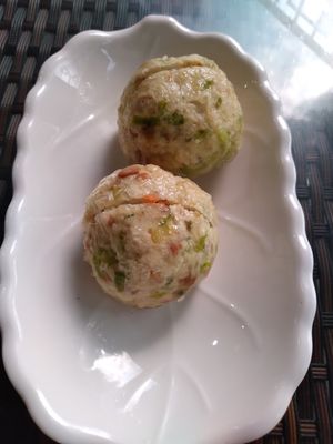 Sui jing bao made of tofu etc at Xing Hua Vegetarian 兴化美食 - Fortune Centre in Central Singapore