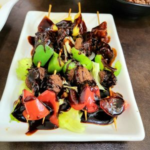 Lamb Kebab 羊肉串 at Xing Hua Vegetarian 兴化美食 - Fortune Centre in Central Singapore