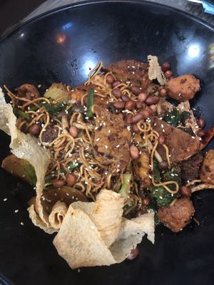 Mala hotpot  at Xing Hua Vegetarian 兴化美食 - Fortune Centre in Central Singapore