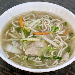 Dumpling Noodle at Xing Hua Vegetarian 兴化美食 - Fortune Centre in Central Singapore