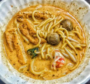 Laksa, good, recommended at Xing Hua Vegetarian 兴化美食 - Fortune Centre in Central Singapore