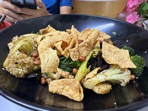 Malai Xiang Guo - mix of veg, tofu, etc  at Xing Hua Vegetarian 兴化美食 - Fortune Centre in Central Singapore