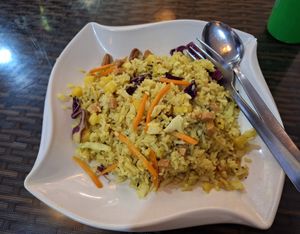 Pineapple fried rice at Xing Hua Vegetarian 兴化美食 - Fortune Centre in Central Singapore