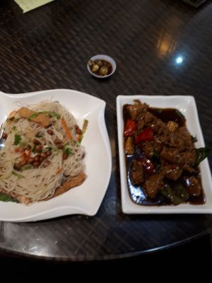 Veg Bee Hoon and veg Chicken @XingHua, Fortune Center, Singapore at Xing Hua Vegetarian 兴化美食 - Fortune Centre in Central Singapore