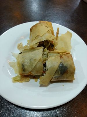 Spring roll at Xing Hua Vegetarian 兴化美食 - Fortune Centre in Central Singapore