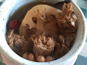 Boiled Soup (炖汤) at Xing Hua Vegetarian 兴化美食 - Fortune Centre in Central Singapore