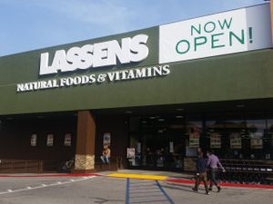 outside Lassens at Lassens Natural Foods & Vitamins - Echo Park in Los Angeles