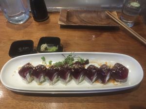 Colonels pipe at Shizen Vegan Sushi Bar in San Francisco