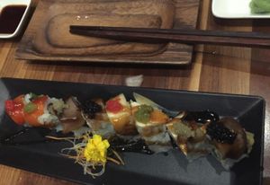 Proud Peacock  at Shizen Vegan Sushi Bar in San Francisco