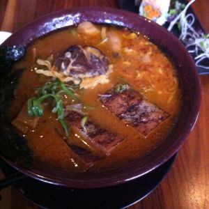 ramen at Shizen Vegan Sushi Bar in San Francisco