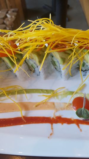 Veggie roll at Shizen Vegan Sushi Bar in San Francisco