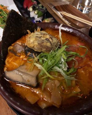 Spicy Miso Ramen  at Shizen Vegan Sushi Bar in San Francisco